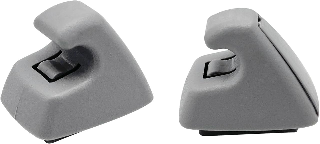 2 PCS Sun Visor Support Clip Retainer, OE 95994975 95994976, Car Visor Holder Bracket Hanger Replacement Compatible with Cruze 2011-2016 Sonic 2012-2020, Car Accessories (Gray)