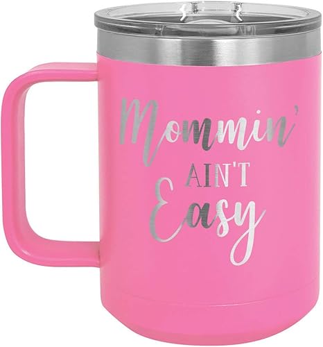 Taza de café con tapa abatible de 15 onzas, con aislamiento de viaje, ideal para regalo de cumpleaños o Navidad de mujeres o hombres | Compare con
