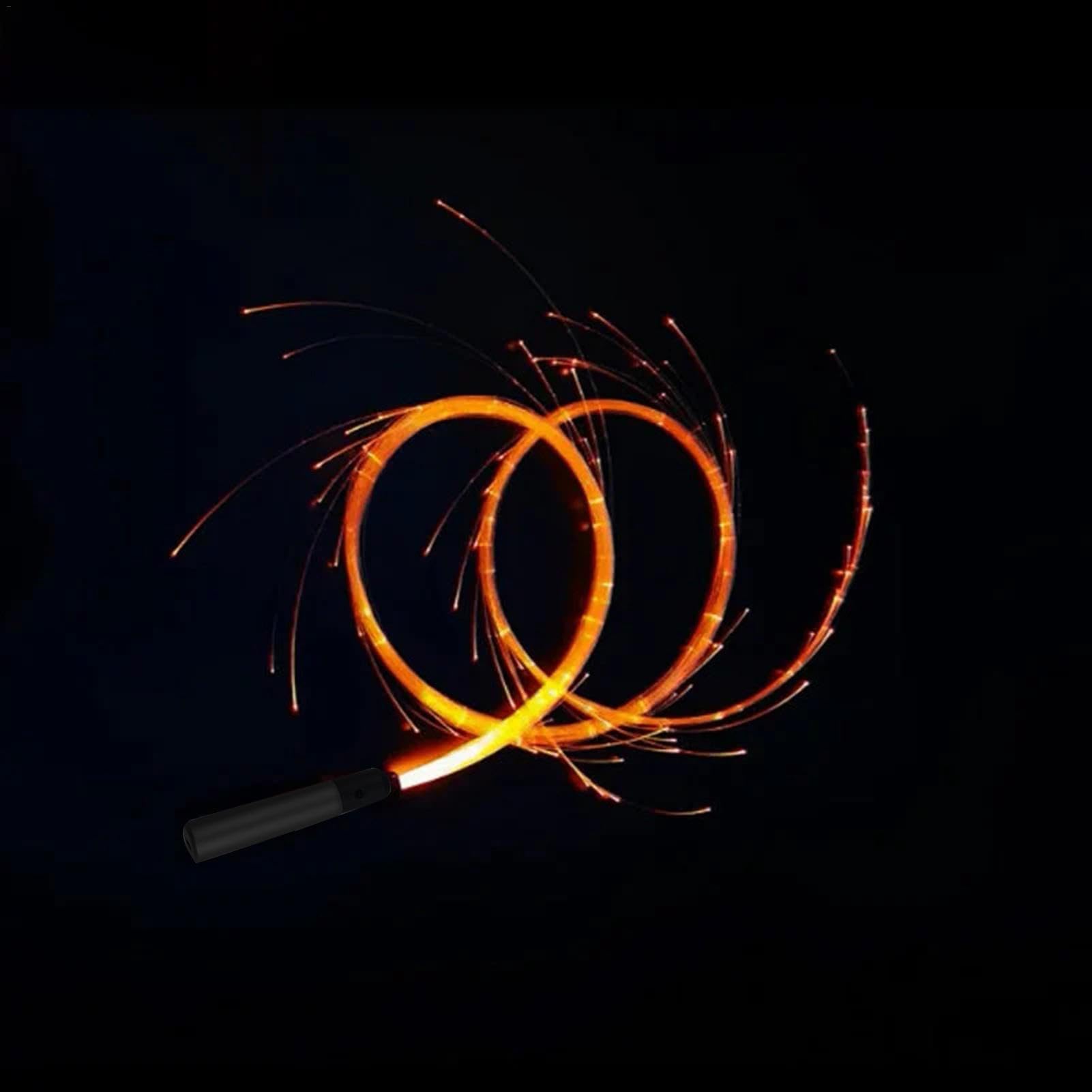 Frusta a LED, frusta spaziale luminosa in fibra ottica | Pmma+abs Led Whip Lights, Pixel Whip con rotazione a 360 gradi, effetti modalità multipla 1200 mAh, frusta in fibra per rave feste spettacoli