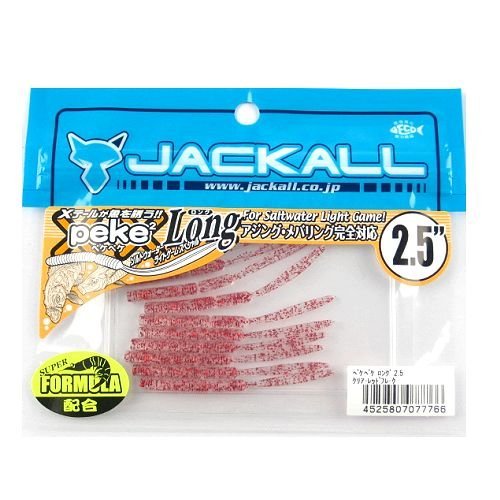Amazon.co.jp: JACKALL(ジャッカル) ワーム ペケペケ ロング 2.5インチ