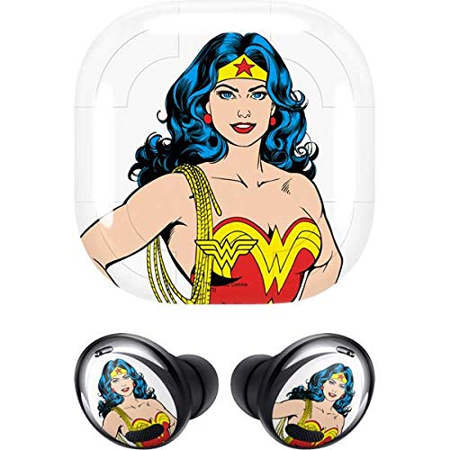 Skinit Decal Audio Skin Compatible with Samsung Galaxy Buds Pro - Officially Licensed Warner Bros Wonder Woman Design