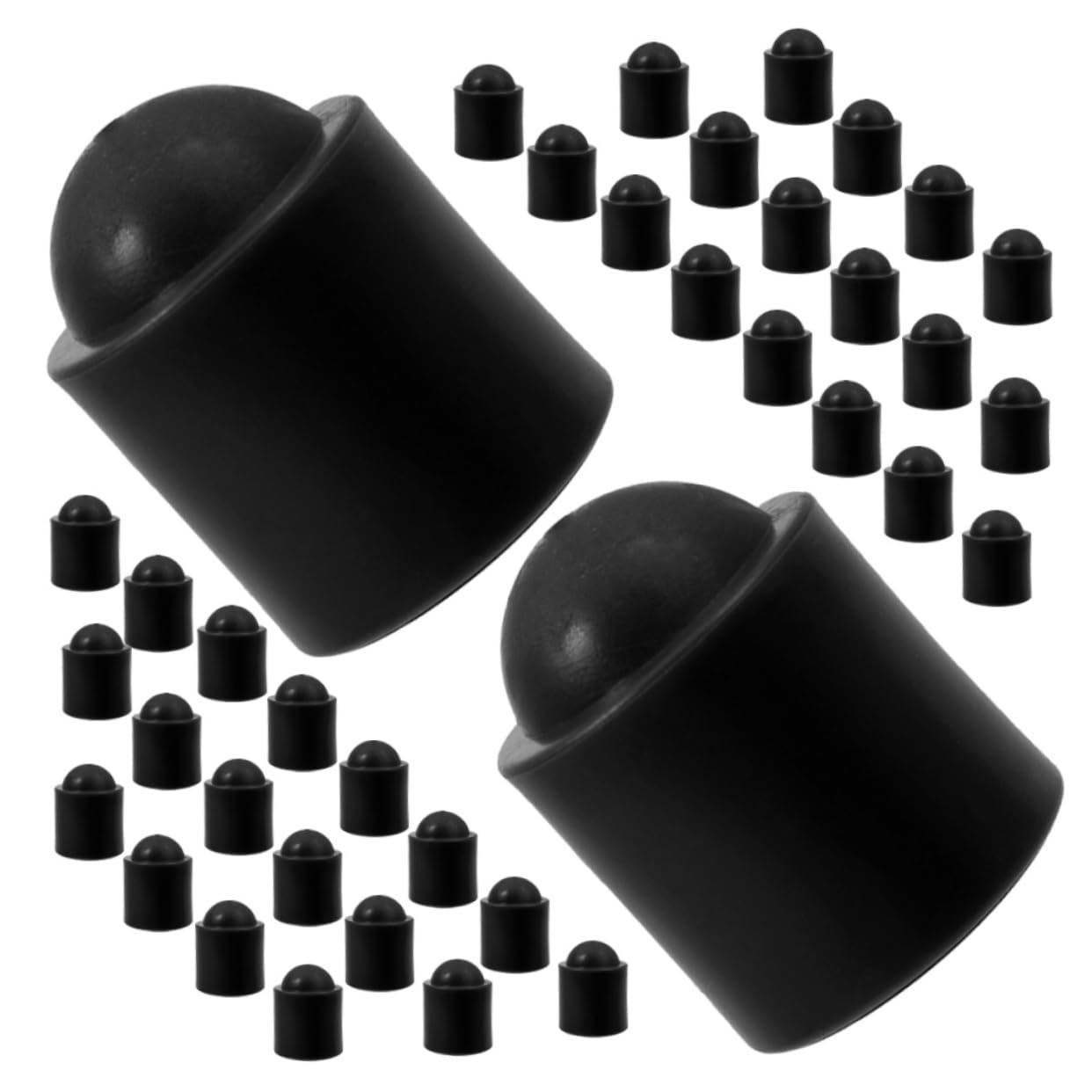 Sosoport Manica in Gomma Coda A Bastoncino Suggerimenti Piscina Copertina Biliardo Gomma da Cancellare Nero