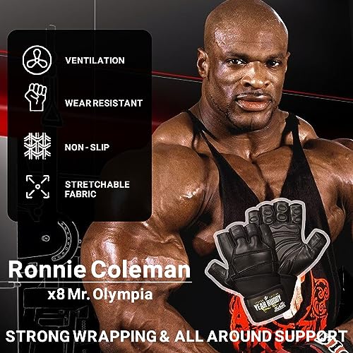 Image of Ronnie Coleman Signature Series Lifting Gloves (Medium)