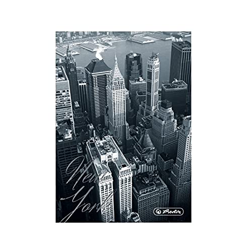 Kladde mit Namensgravur - Notizbuch - A5 - liniert - New York