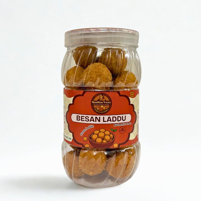 Image of MumMum Treats Besan Laddu | Traditional Indian Sweet | Perfect Tea-Time Snack & All-Time Craving Treat | Authentic Homemade Taste