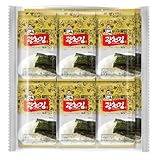 Kim Nori Gold Kim Roasted Seasoned Seaweed Snacks 4g ( 0.14 oz ) - 12 Packs Kim Nori Snack