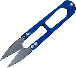 TESOURA DE METAL ARREMATE COLORIDA COSTURA COZINHA PODAR (Azul)