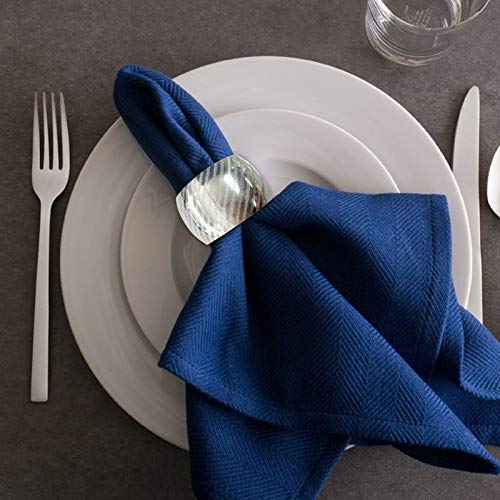 Getfitsoo Silver Napkin Rings Set Of 12, Silver Napkin Rings Holders Silver Thanksgiving Napkin Holders Christmas Silver Rings For Weddings, Family Dinners, Outdoor Parties, Or Napkins … #TOP1