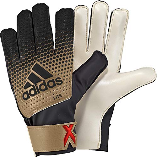 adidas X Lite Guantes de Portero, Unisex Adulto, Negro (Negro/ormetr/Rojsol), 4