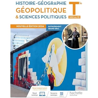 Histoire-G&eacute;ographie, G&eacute;opolitique et Sciences politiques Tle sp&eacute; - Livre &eacute;l&egrave;ve - Ed. 2024
