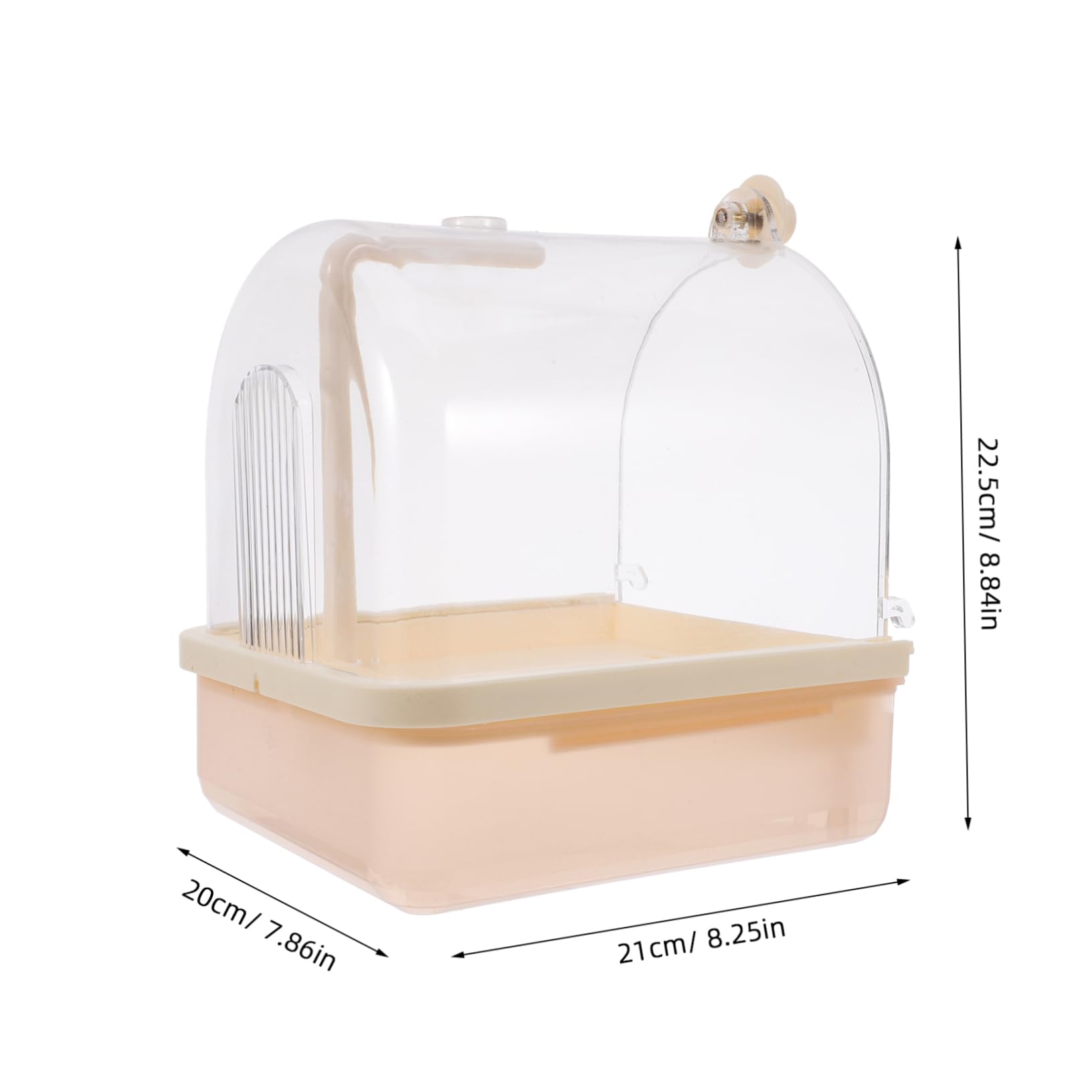 Toyvian Automatique pour Oiseaux Bassin De Bain Électrique avec Spray Circulant pour Perroquets Et Petits Oiseaux Accessoire Pratique