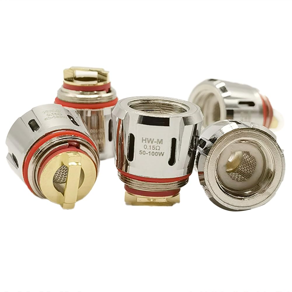 BPQiang 5Pcs -M 0.15Ohm Replacement Coil Mesh Coils for Eleaf Duro