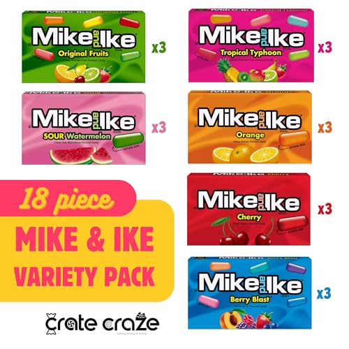Mike Ike Caramelos Masticables Variedad Mini Caja 18 Piezas miniatura 6