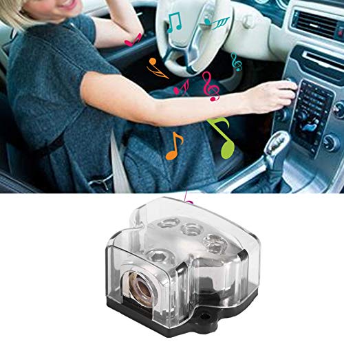 Vehicle Amplifier Power Distribution Kits Car For Audio T Type Power Supply Distribution 1 * 0Ga In 3 * 4Ga Out Block Splitter Amp Power Distribution Block #TOP6