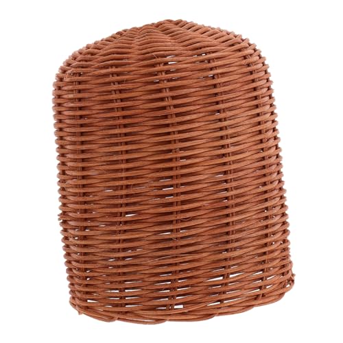 Kisangel Funda Protectora para Bombona de Gas de Cocina de Ratán Resistente la Diseño Artesanal para Camping y Senderismo Funda Exterior Transpirable para Cilindro de Gas Portátil