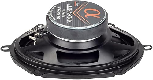Miniatura 54 de Alphasonik NSW408 Neuron 400 Series 8 pulgadas 750 vatios máx. / 250 vatios RMS Dual 4 Ohm Subwoofer para automóvil con imán de alto grado de papel