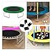 TOGEVAL 50pcs Trampoline Non- Mat Furniture Feet Protectors - Pads for Chairs Tables and Trampolines Noise Reduction Easy to Install Fits Pipe