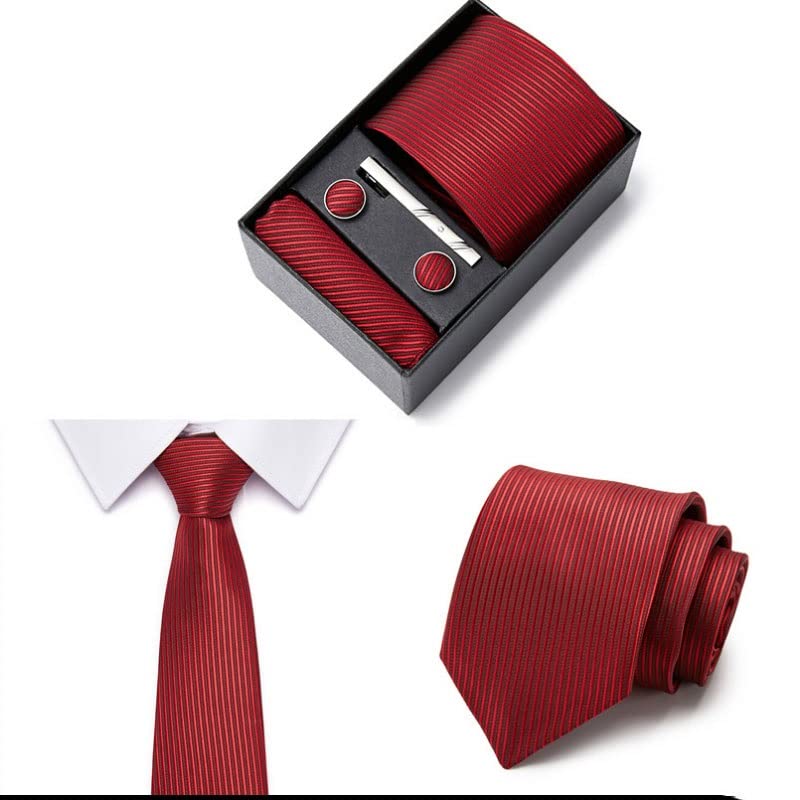 Set de corbata de seda para hombre miniatura 3