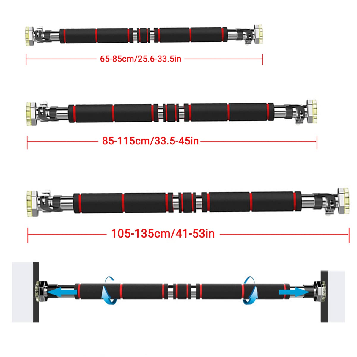 Amazon.com: Pull Up Bar for Doorway, Chin up Bar No Screw