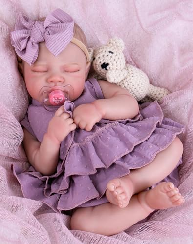 Aori Lifelike Reborn Baby Girl Doll 20-Inch with Accessories