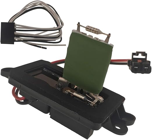 HVAC Blower Motor Control Module Resistor 15-81086 fits Chevroleet Chevy Avalanche Silverado Suburban 1500 2500 3500 Tahoe GMC Sierra 1500 2500 Yukon XL Manual AC Controls 2003-2006