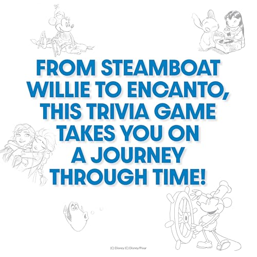Image of The Magical World of Disney Trivia Games - Board Games for Family Night, Multi-Player Board Game, Family Board Game, Travel Games, Disney Toys, Ages 6+