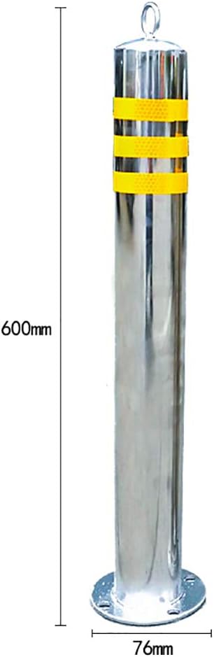 Safety Barrier and Plastic Chain Barrier 5 metres Stainless Steel Barrier and Plastic Chain Set Reflective Tape Barriers with Hanging Ring Easy Installation(Size:600mm×76mm) (600mm×76mm) ()
