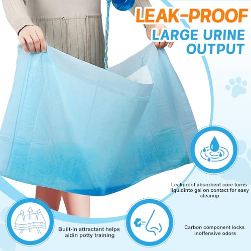 Image of 60 Count Extra Large Dog Pee Pads - 30 inchX36 inch Super Absorbent Disposable Training Urine Bed Pads Dogs Puppies - Thickened XXL LeakProof & Quick Drying Piddle Potty Incontinence Underpads for Baby Adults