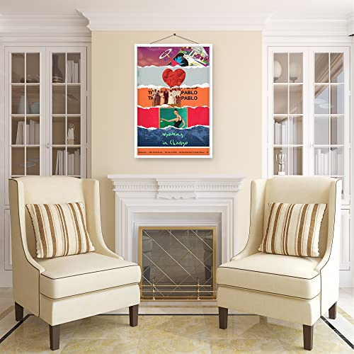 Rapper Posters For Room Home Aesthetic, Dorm Music Trendy Wall Art For Teen Girls, Music Albums Covers Wall Collage Aesthetic Canvas Posters Unframed 12X18Inch #TOP5