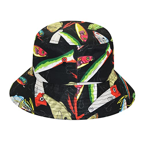 Presanew Fish Bucket Hat Beach Hat-Fisherman Hat Hat Unisex Cap #TOP4