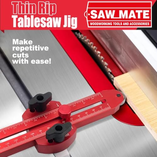 Guide de gabarit pour scie de table pour découpe de précision