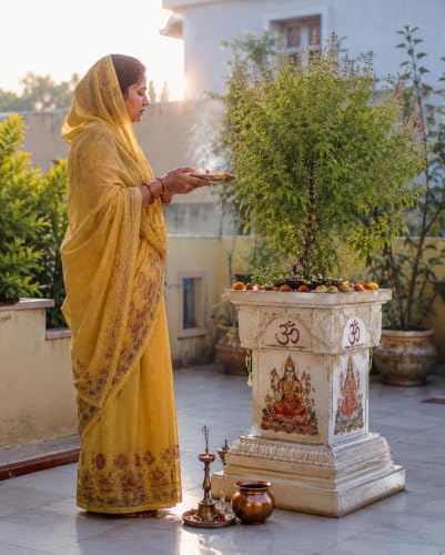 Image of Tulsi Seeds 100 Seeds + Free 20 Marigold Seeds | Green Krishna Rama Holy Basil (Ocimum Sanctum) Medicinal Ayurvedic Herb Seeds | Sacred Pooja Plant Seeds for Indoor Outdoor Home Garden Balcony Terrace