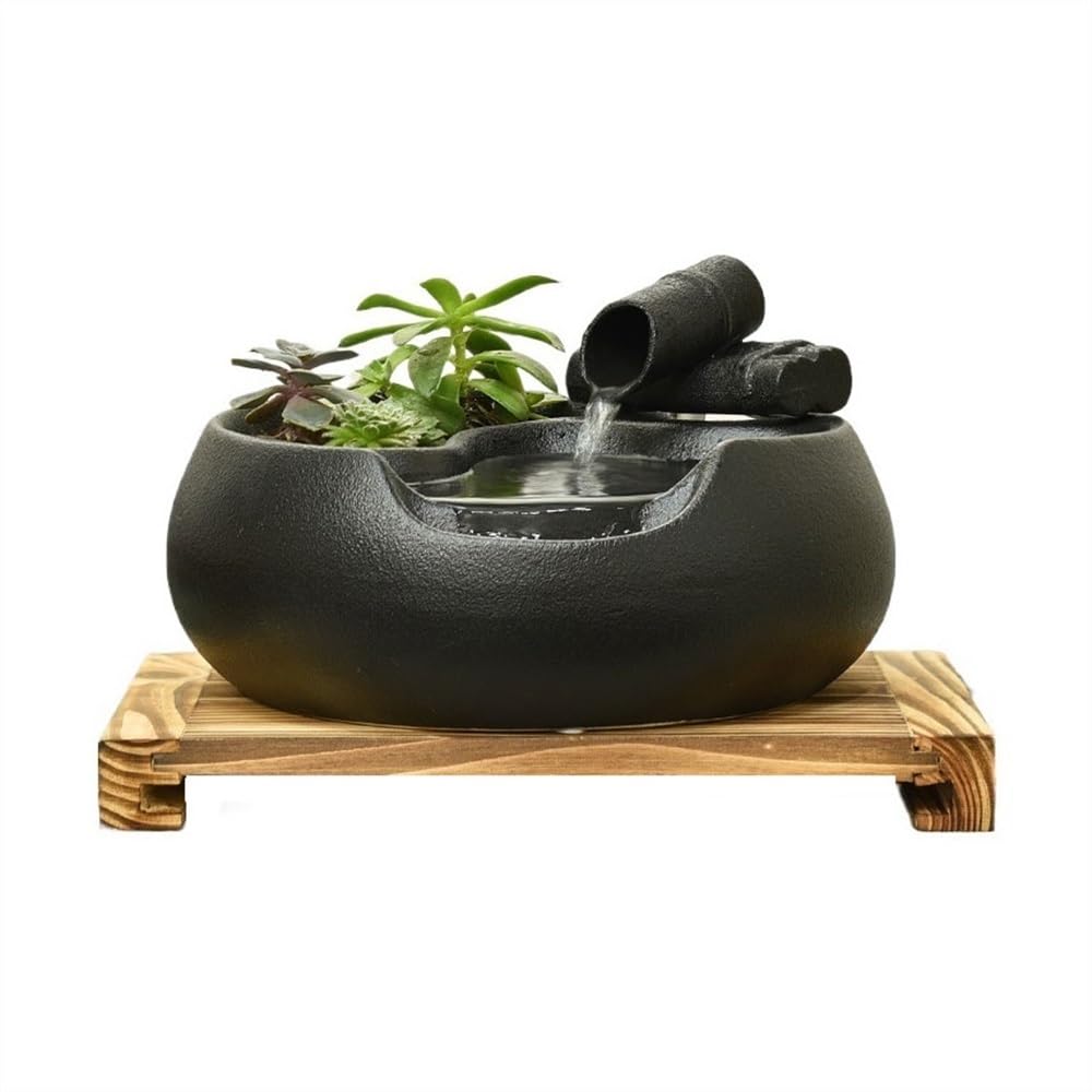 Fontaine intérieur zen pour salon et décoration de table Feng Shui