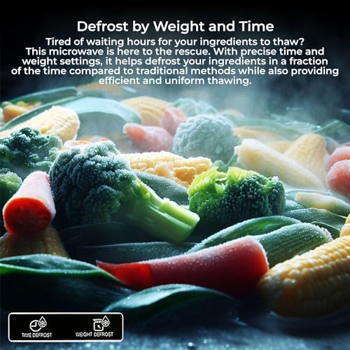 Image of SHARP 20L Solo Microwave Oven (R220KNK, Black, Ceramic Cavity, Digital Display, One-Touch Start)