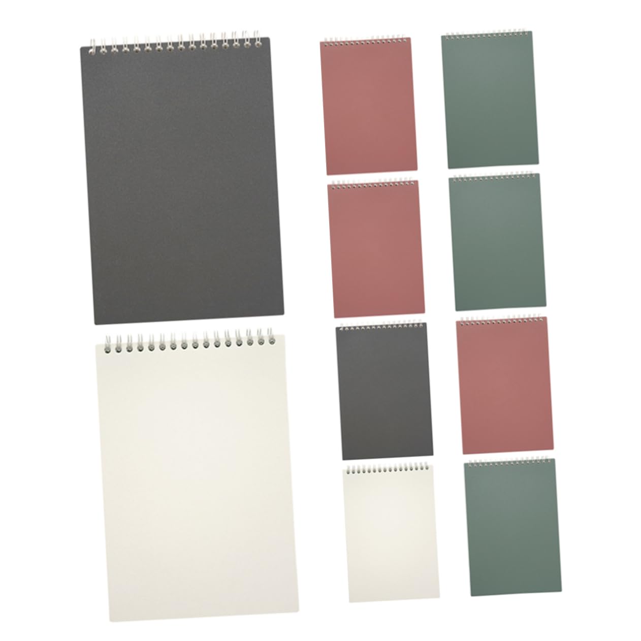 Quaderni a Spirale A5 10 Pezzi Stile Fliptop, Pagine a Righe