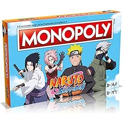 Winning Moves Monopoly Naruto - Juego de Mesa de las Propiedades Inmobiliarias - Versión en Español (WM00167-SPA-6)