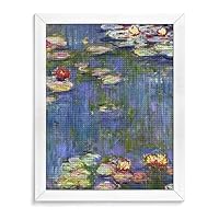 Amazon.co.jp: ダイヤモンドアート クロード モネ 睡蓮 油絵風