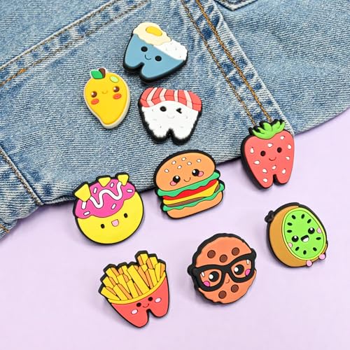 Image of Cute Pins Bulk, Funny Lapel Badge Pins Rubber Brooch Pins for Backpacks, Hats, Bags