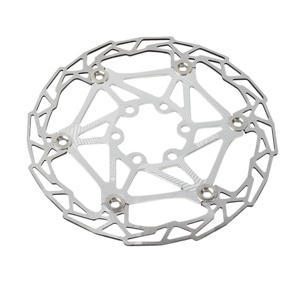 Disque de frein de vélo de montagne flottant 160 mm pour éliminer le bruit et le voile en VTT