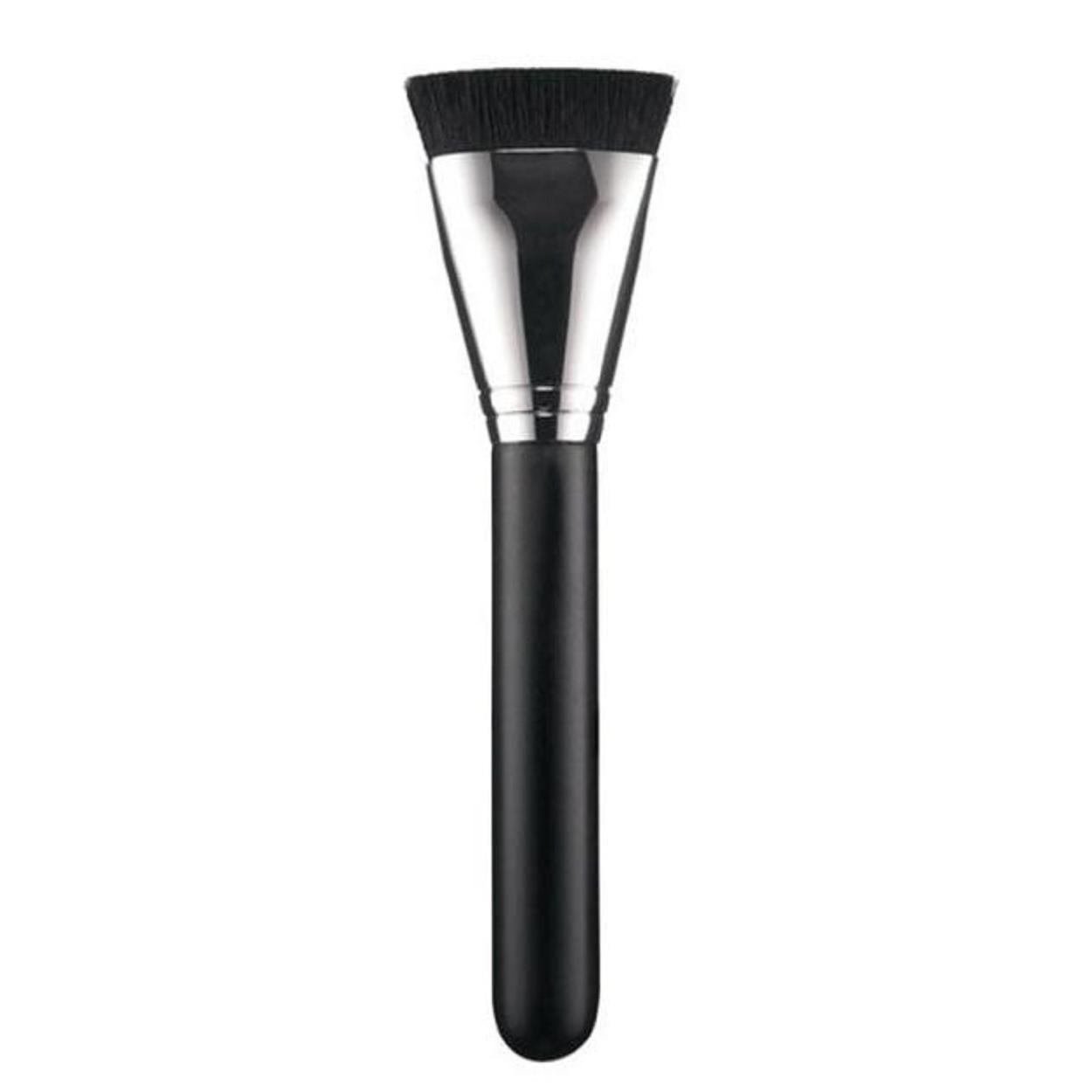 Kingfansion 1pcs Professional Cosmetic Flat Contour Brush Face Blend Makeup Brush (Black)