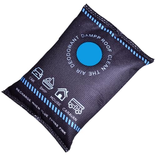 de deshumidificador reutilizable de gel de sílice – Secador de aire doméstico y de coche de 200 g, impermeable, protección contra la humedad, el y los olores, perfecto para ventanas