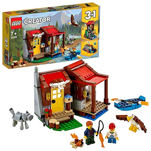 LEGO Creator - Caba&ntilde;a, Juguete 3 en 1 Creativo de Construcci&oacute;n para Ni&ntilde;os y...