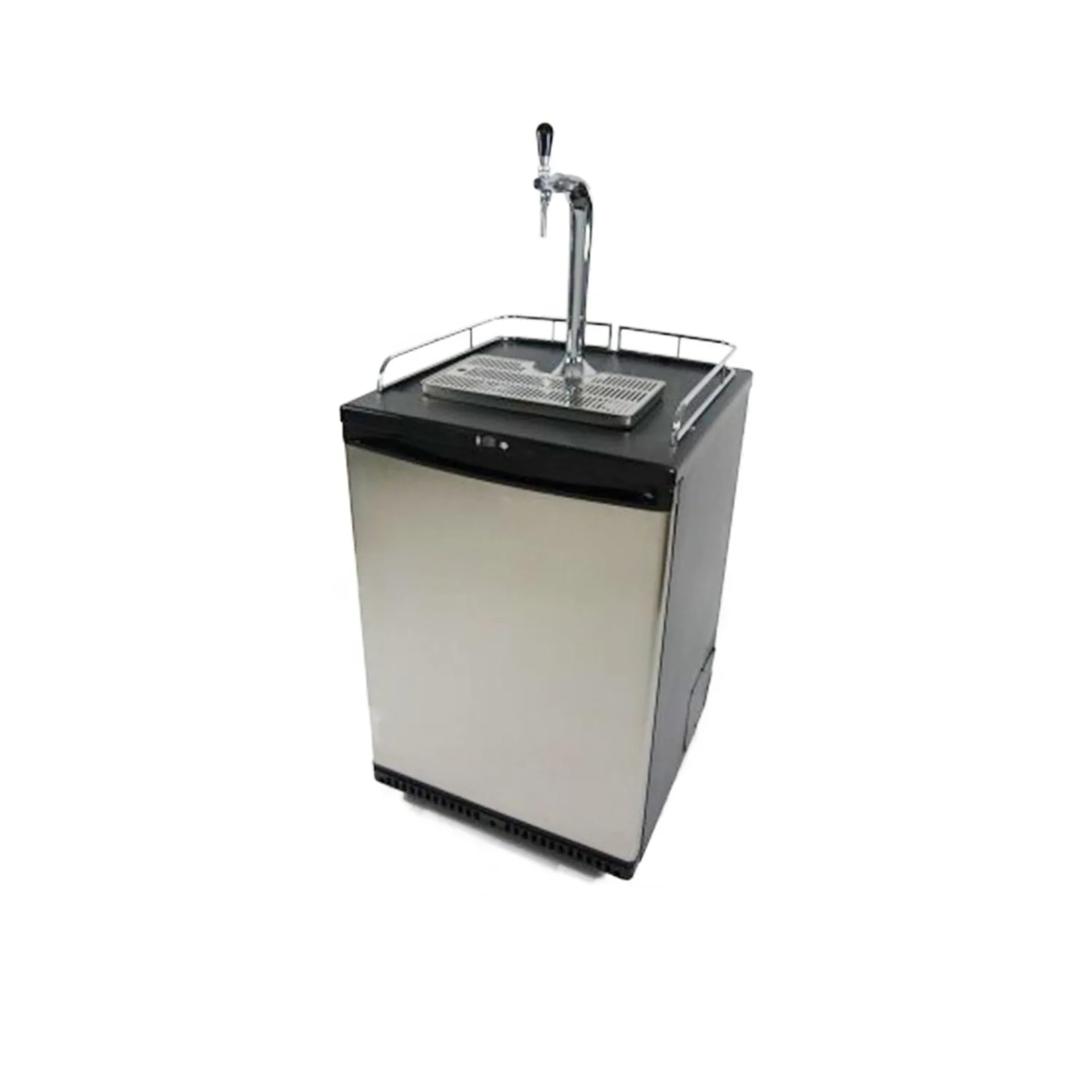 ich-zapfe Fassbierkühlschrank bis zu 50L Fässer (Bierbar) - inkl. Schanksäule Elegant und Kompensatorhahn