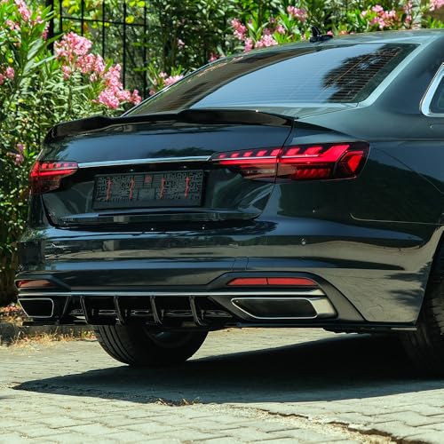 Heckdiffusor kompatibel mit AUDI A4 B9 Facelift 2019–2024