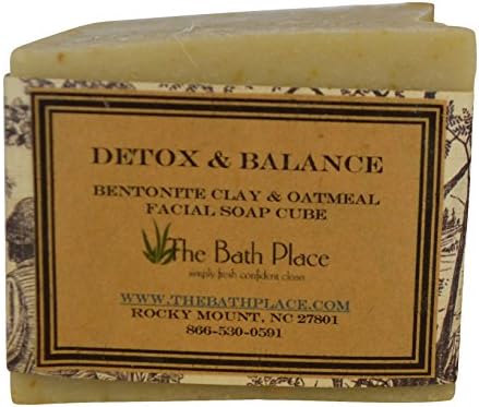 The Bath Place Detox & Balance Handcrafted Soap with Bentonite Clay & Oatmeal