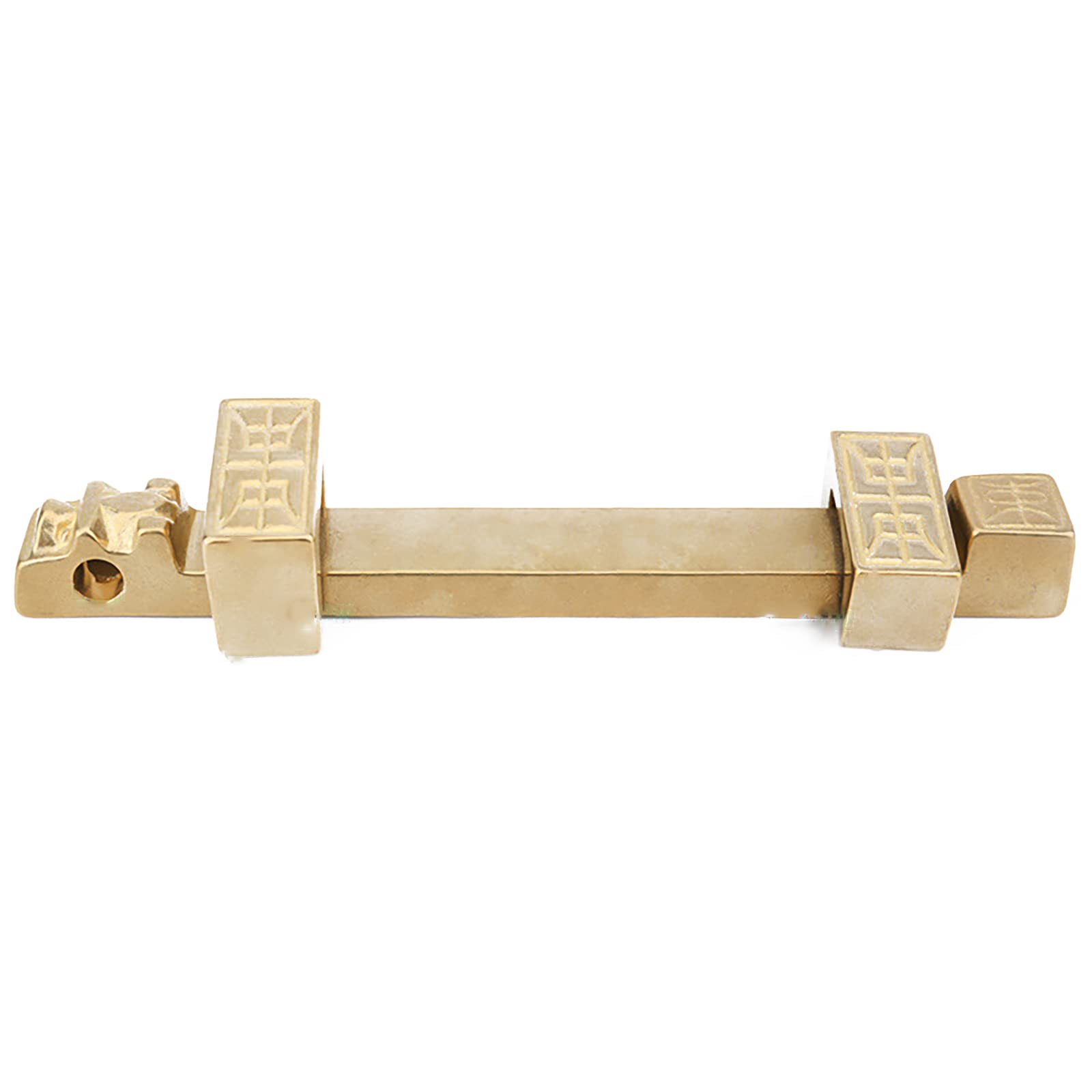 Cgjdfjhe One Color Door Lock， Sliding Barrel Latch Lock Brass Bolt Door Buckle Antique For Doors Windows Fences(21.3Cm)