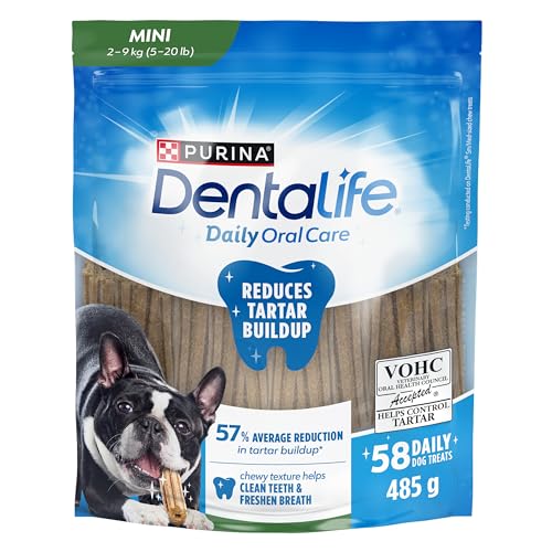 DentaLife Daily Oral Care Dog Treats for Mini Breed Dogs - 485 g Pouch (1 Pack) image 8