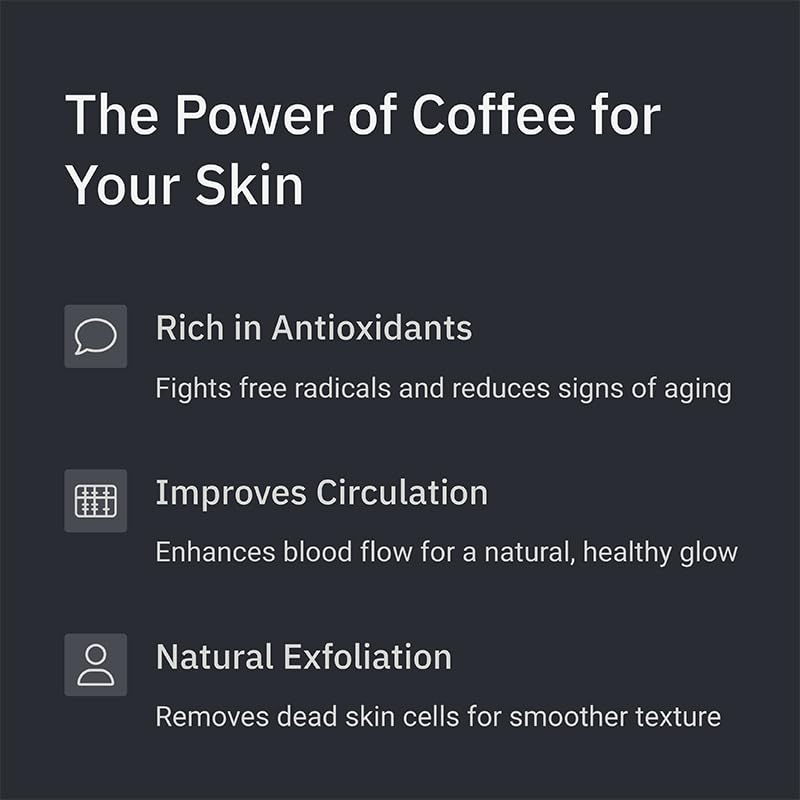 ICan London Coffee Face and Body Scrub with Caffeine, Exfoliating and Detoxifying, 500ml - Image 3