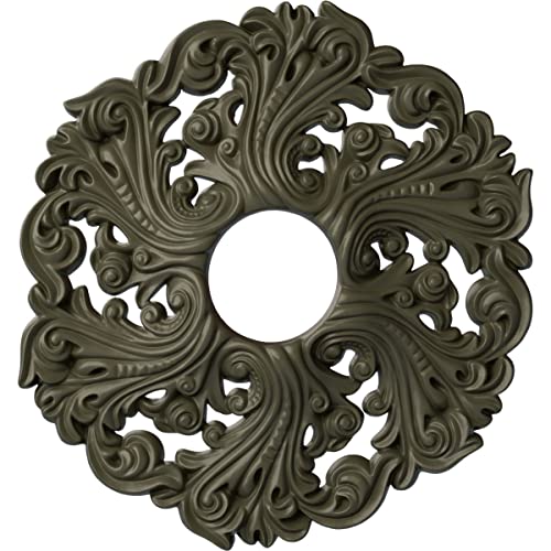 Image of Ekena Millwork CM19ORWHF Orrington Ceiling Medallion, Witch Hazel