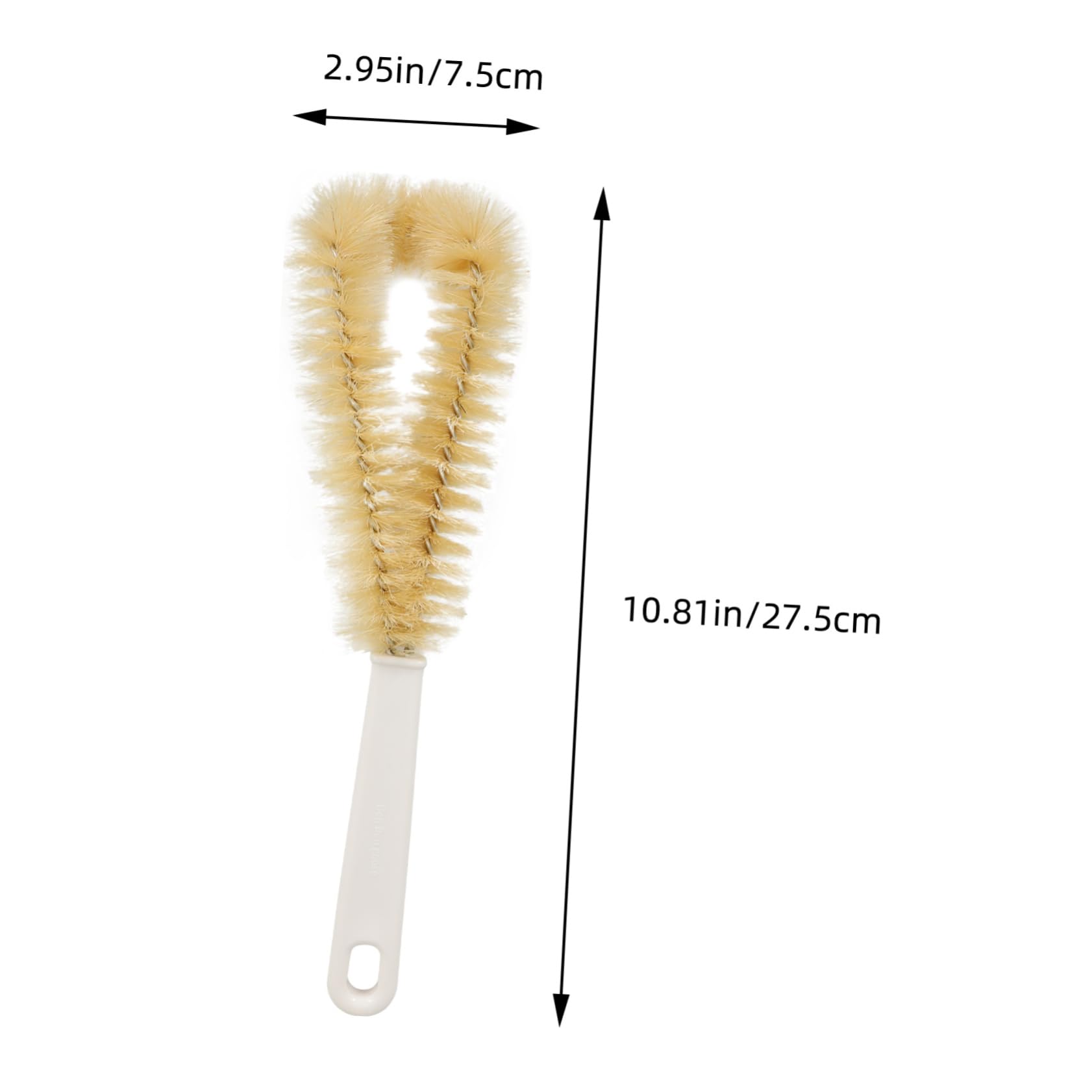 GOOHOCHY Cleaning Brush Bottles Cleaning Scrub Brush Bottle Brush Household Cleaning Scrubber Brush Daily Use Bottle Cleaner Dry Brush Cleaner Brush for Cleaning Stainless Steel